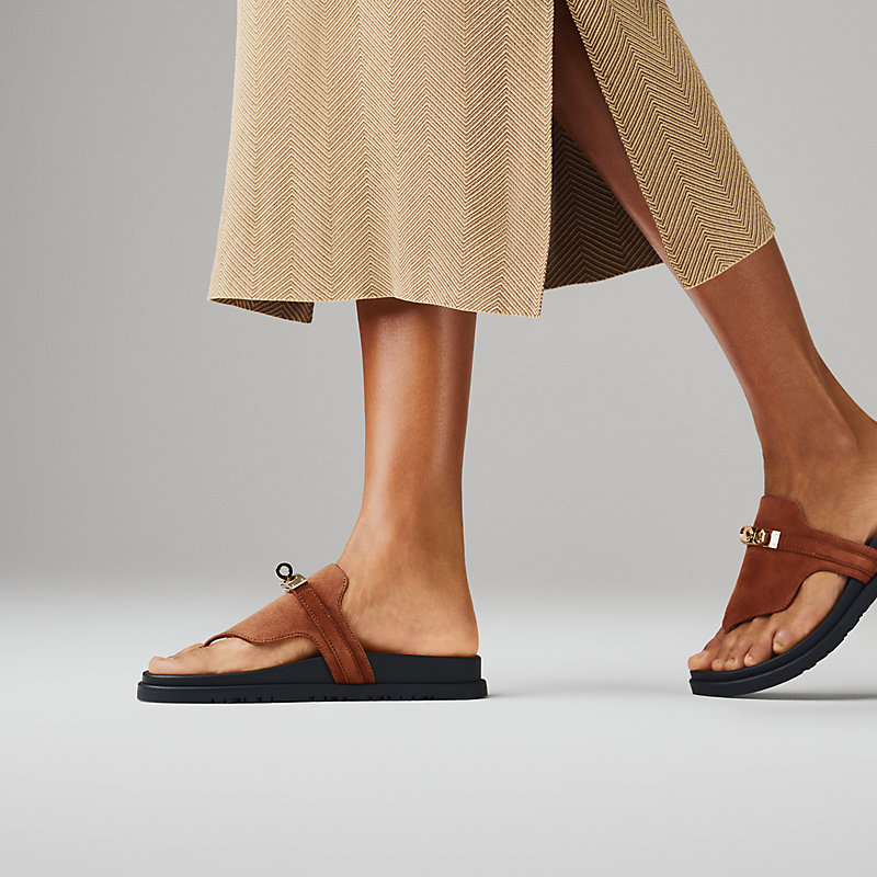 サンダル 《アンピール》 - マロン | Hermès - エルメス-公式サイト